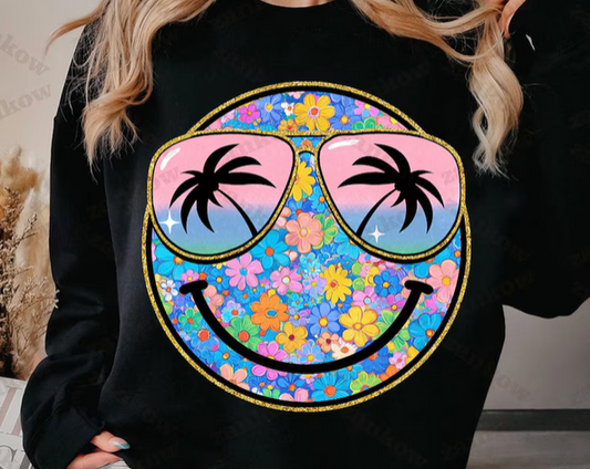 Smiley Flower Tee