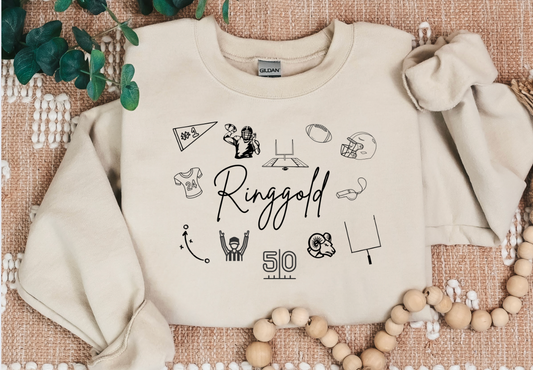 Ringgold Football Doodle