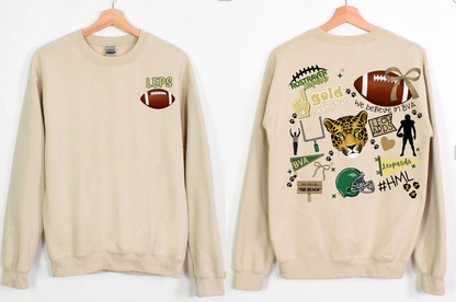 Rostraver Mama Football Spirit Bow Crewneck