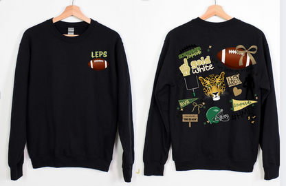 Rostraver Mama Football Spirit Bow Crewneck