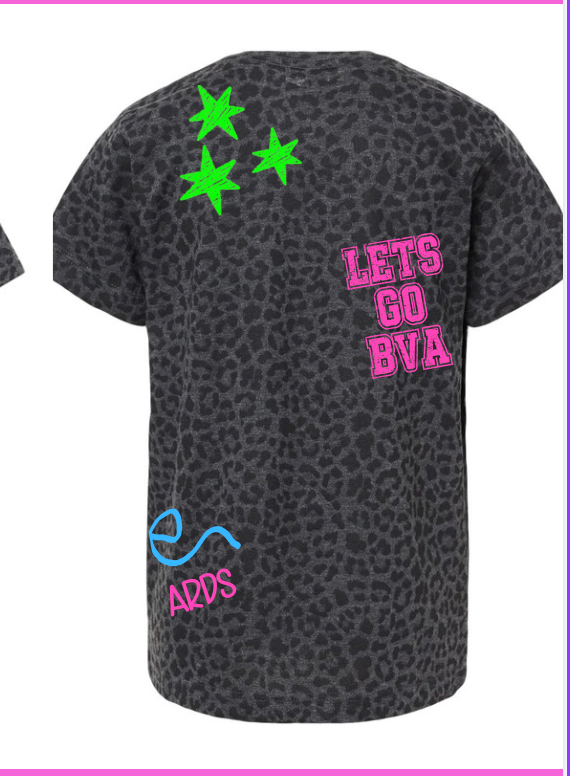 Neon “Let’s Go BVA” Mini Tee